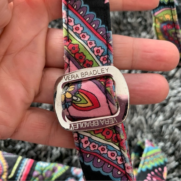 Vera Bradley Crossbody Bag Cottagecore Floral Boho Quilted Hippie Colourful Hobo - Picture 9 of 10